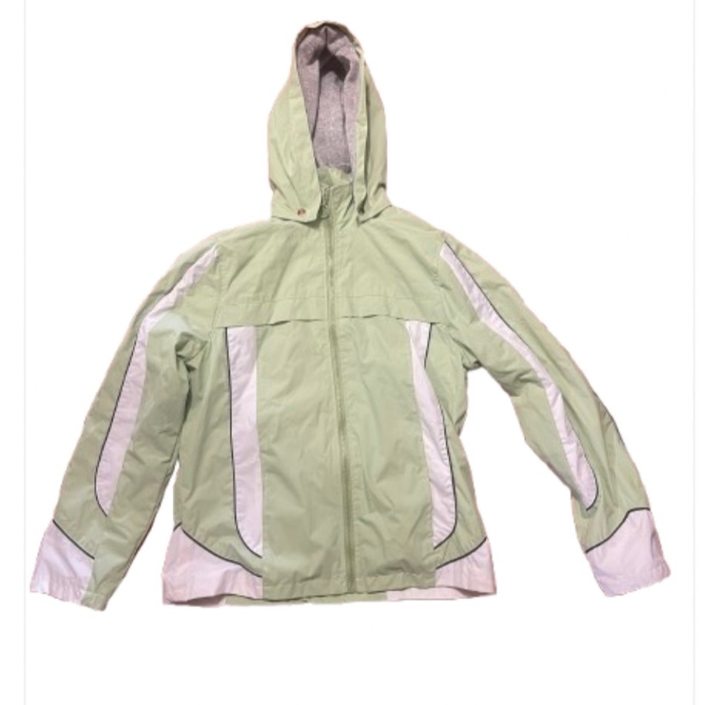 Y2K kid’s Green and White Jacket
